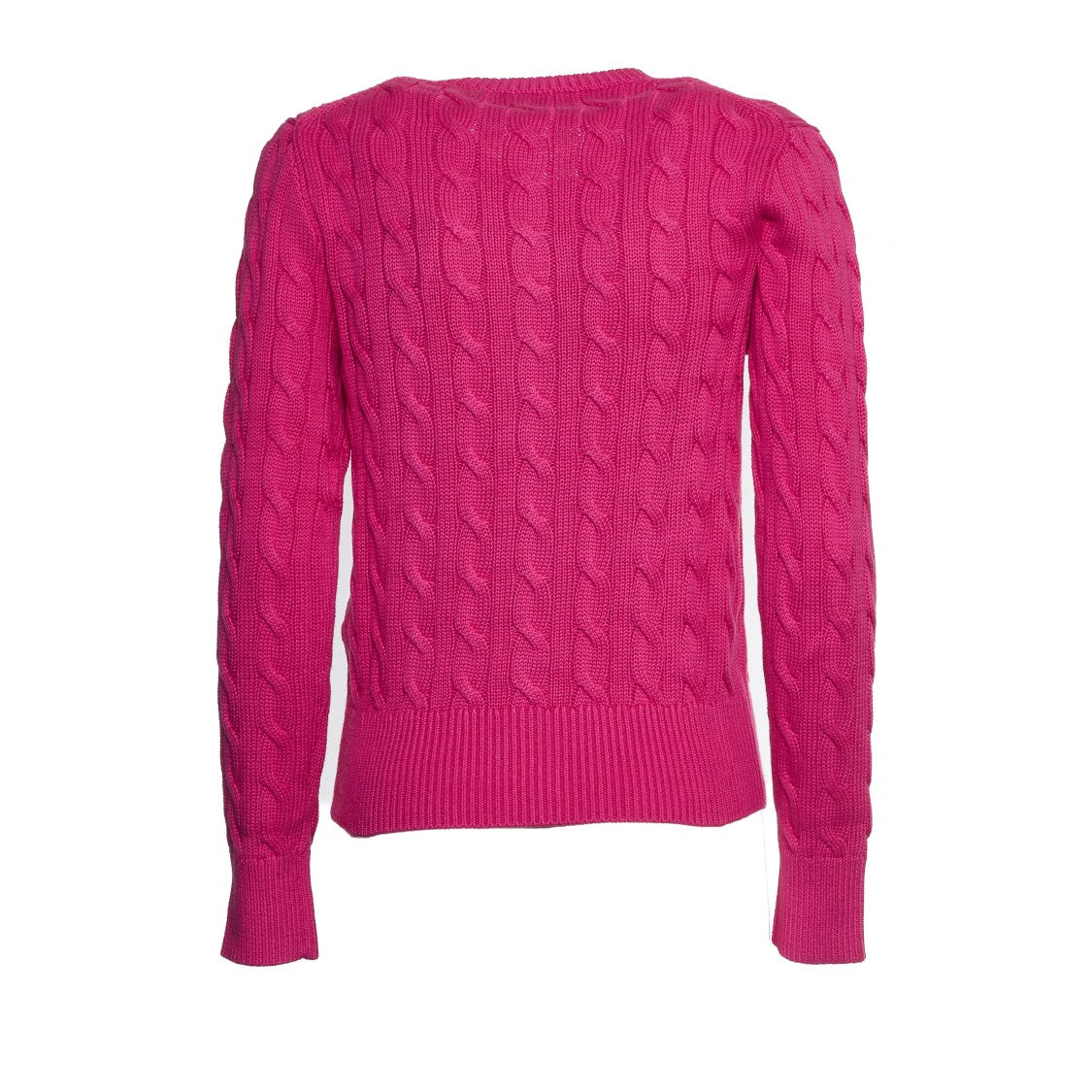 Polo Ralph Lauren Textured Cable Knit Cardigan With Grosgrain Finish