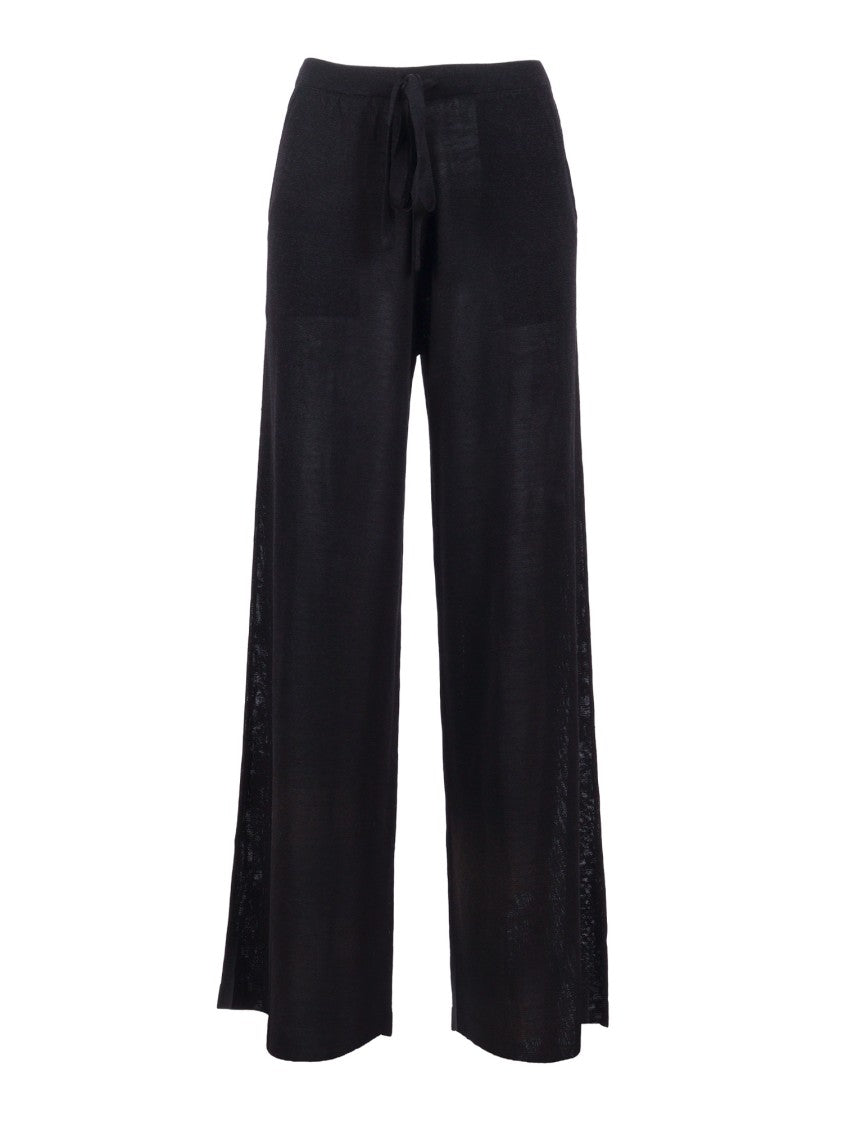P.A.R.O.S.H. Wide Leg Drawstring Straight-Leg Pants