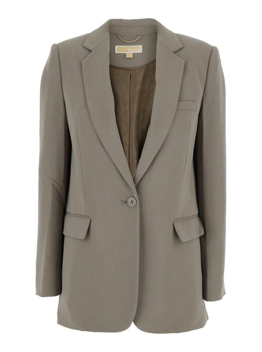 Michael Michael Kors Brown Single-Breasted Jacket