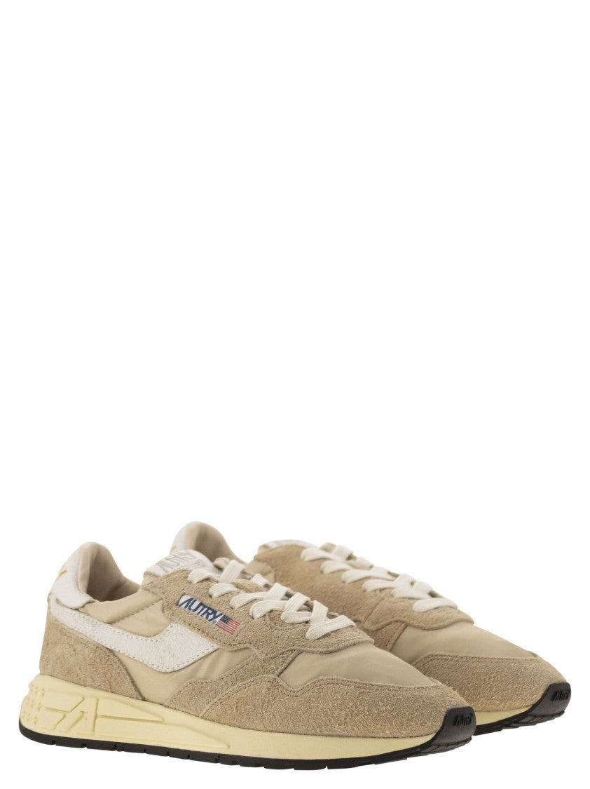 Autry Reelwind - Suede And Technical Textile Trainer