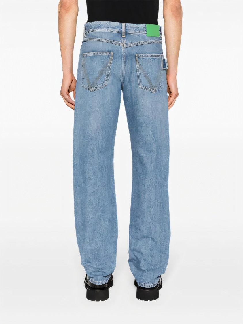 Bottega Veneta Classic Straight-Leg Denim Pants