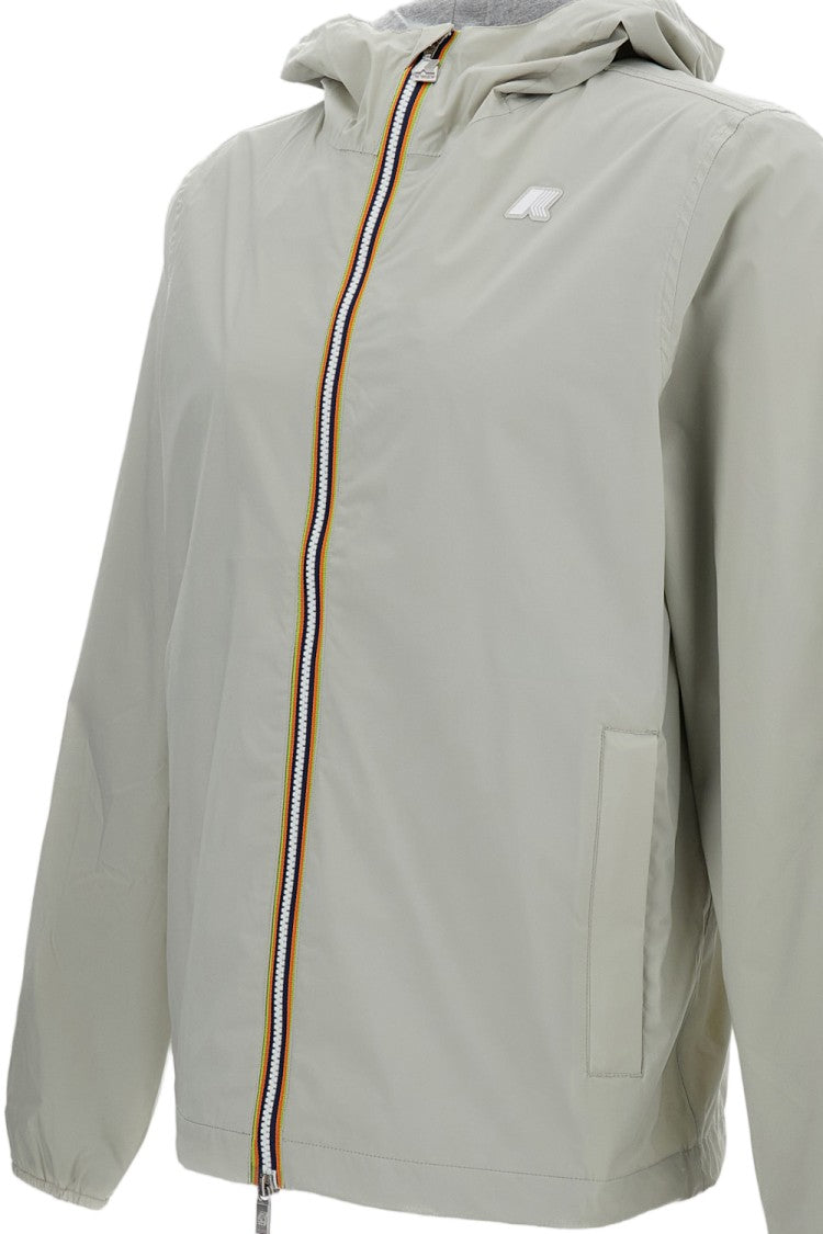 K-Way Short Jacket With Adjustable Hood