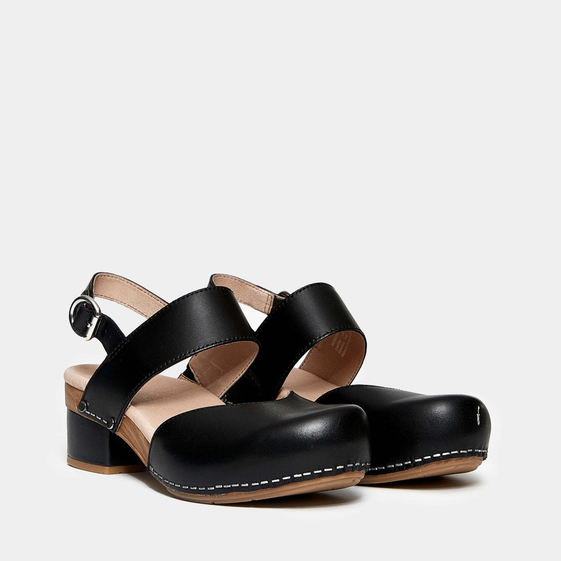 Dansko Malin Sandal In Black Leather
