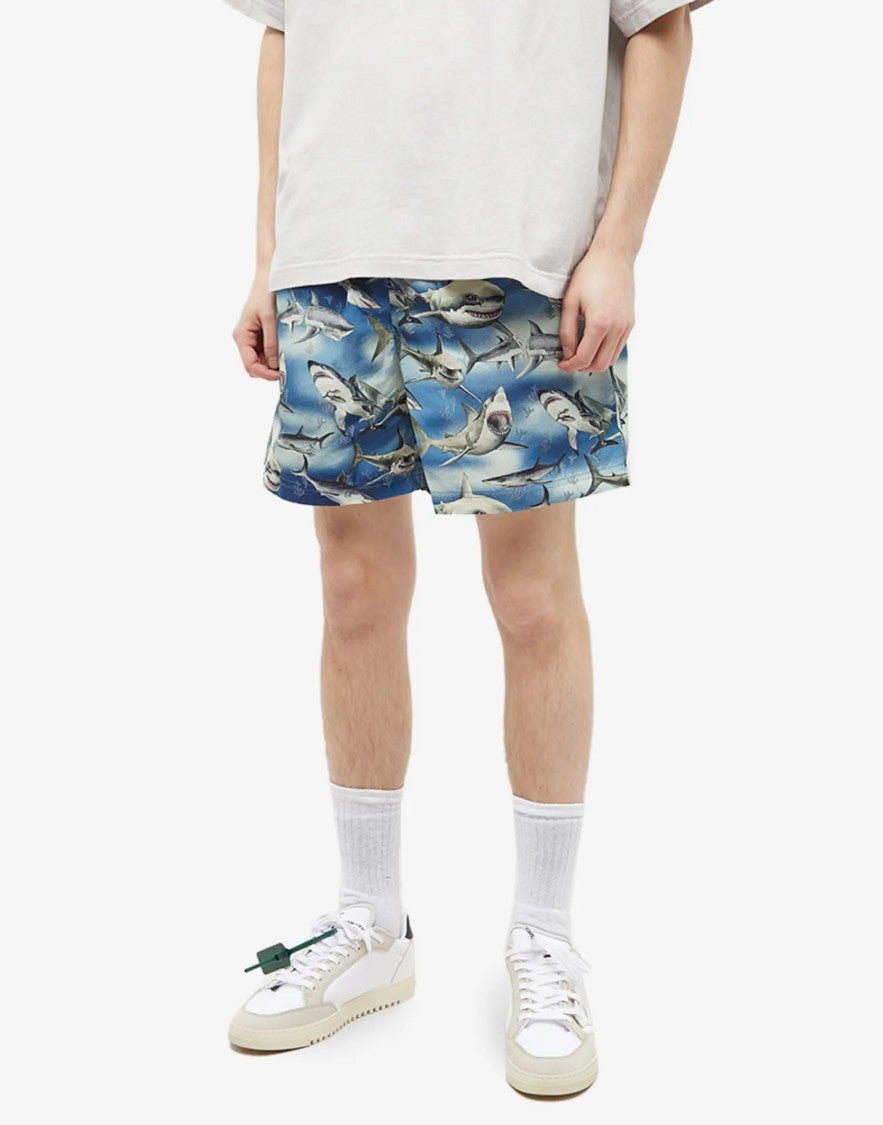 Palm Angels Shark Logo Swim Shorts