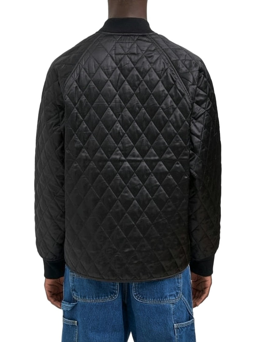 Carhartt Wip Diamond-Patterned Quilted Jacket With Ribbed Details