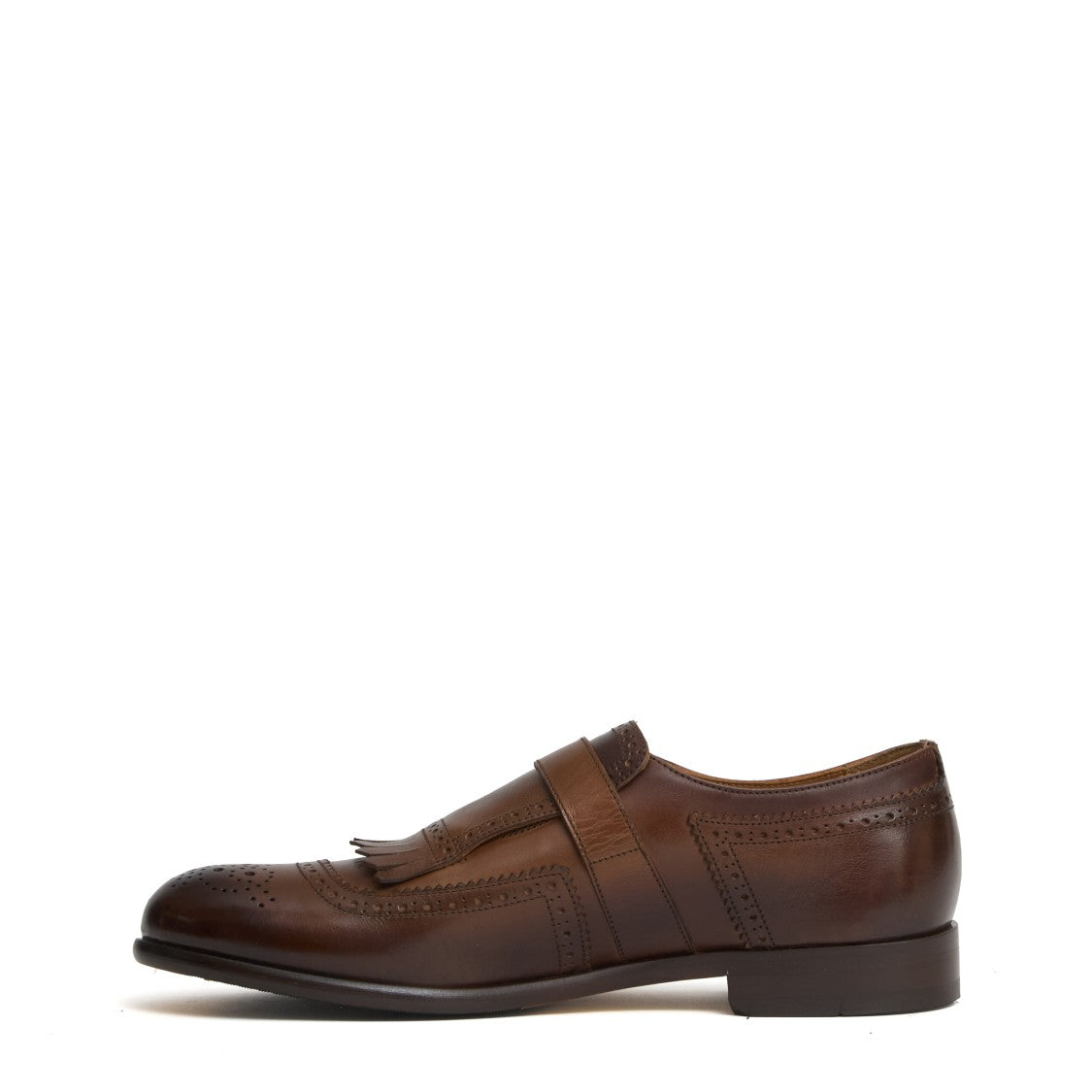 Doucal's Kilty Monk Triumph Blake Stitch Shoes