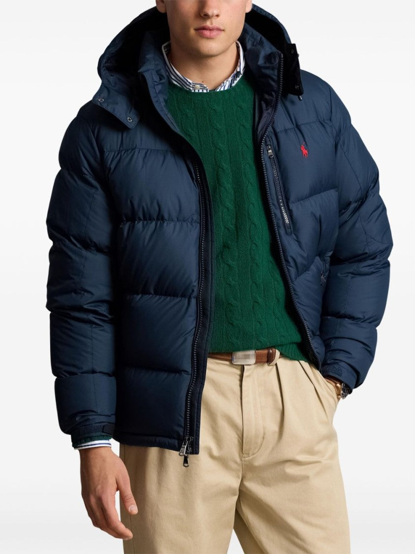 Polo Ralph Lauren Hooded Down Jacket In Water-Repellent Ripstop Fabric