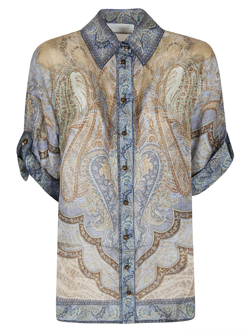 Zimmermann Wanderlust Silk Shirt