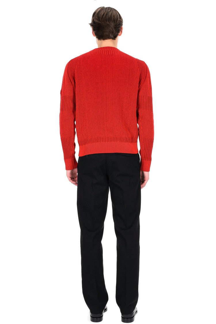 Kenzo Boke Flower Wool-Cotton Crewneck Sweater