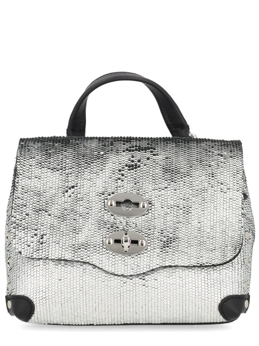 Zanellato Silver Postina Cbi Metallic Handbag