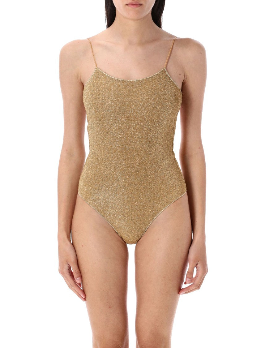 Oséree Lumière One-Piece With Shimmering Lurex Fabric