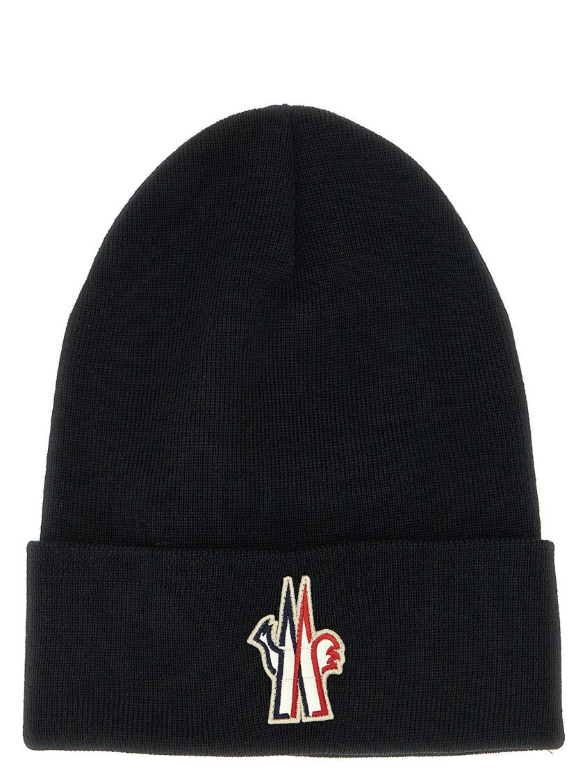 Moncler Grenoble Logo Patch Beanie