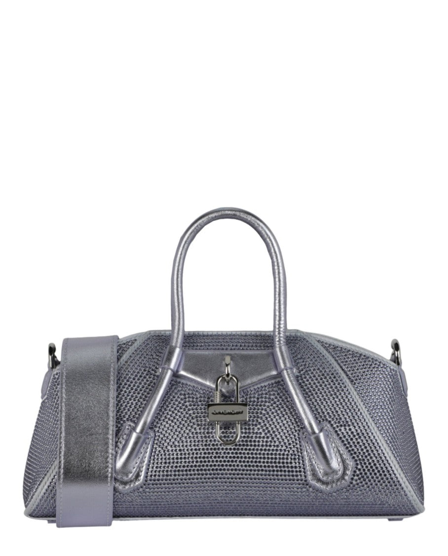 Givenchy Mini Antigona Stretch Top Handle Bag In Satin