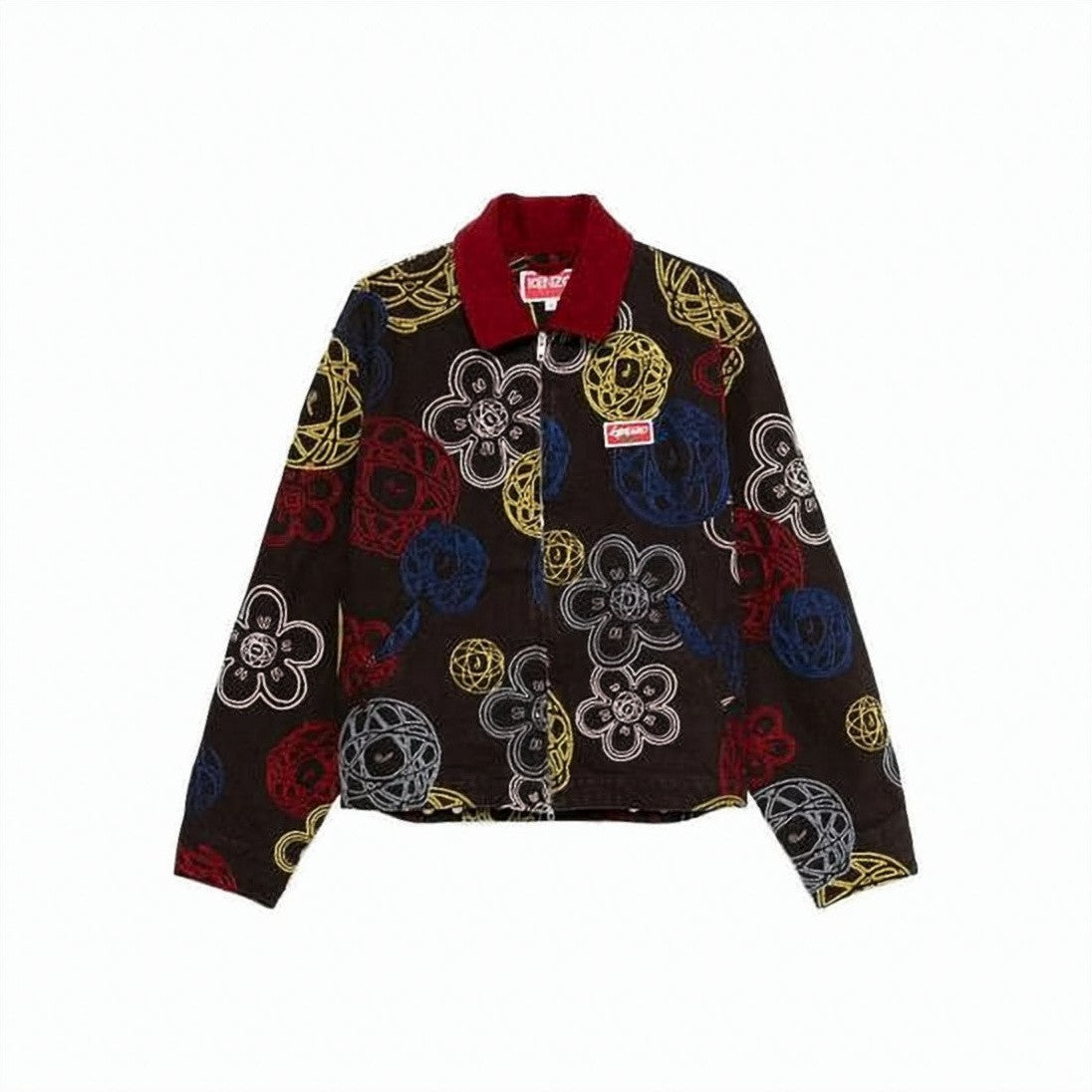 Kenzo Casual Jacket With Playful Floral Patterns