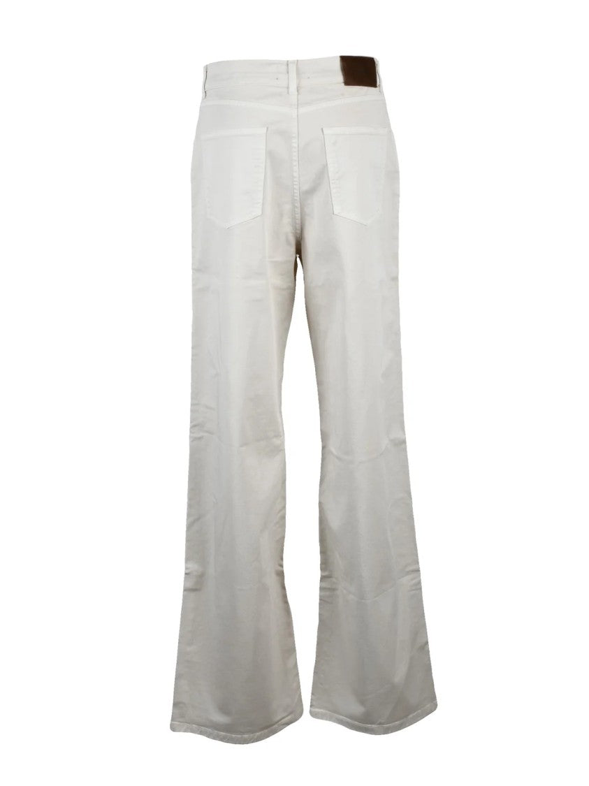 Fay Fay Stretch Trousers - White