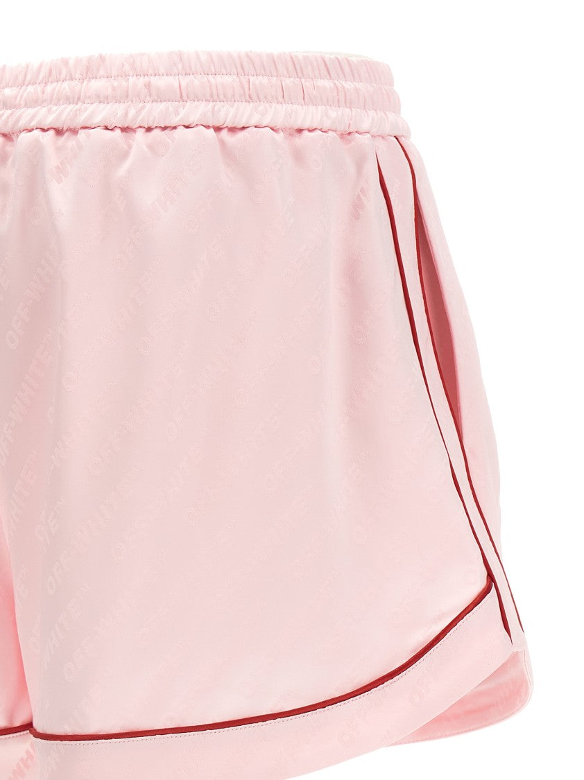 Off-White 'Jacquard Satin Pajama' Shorts