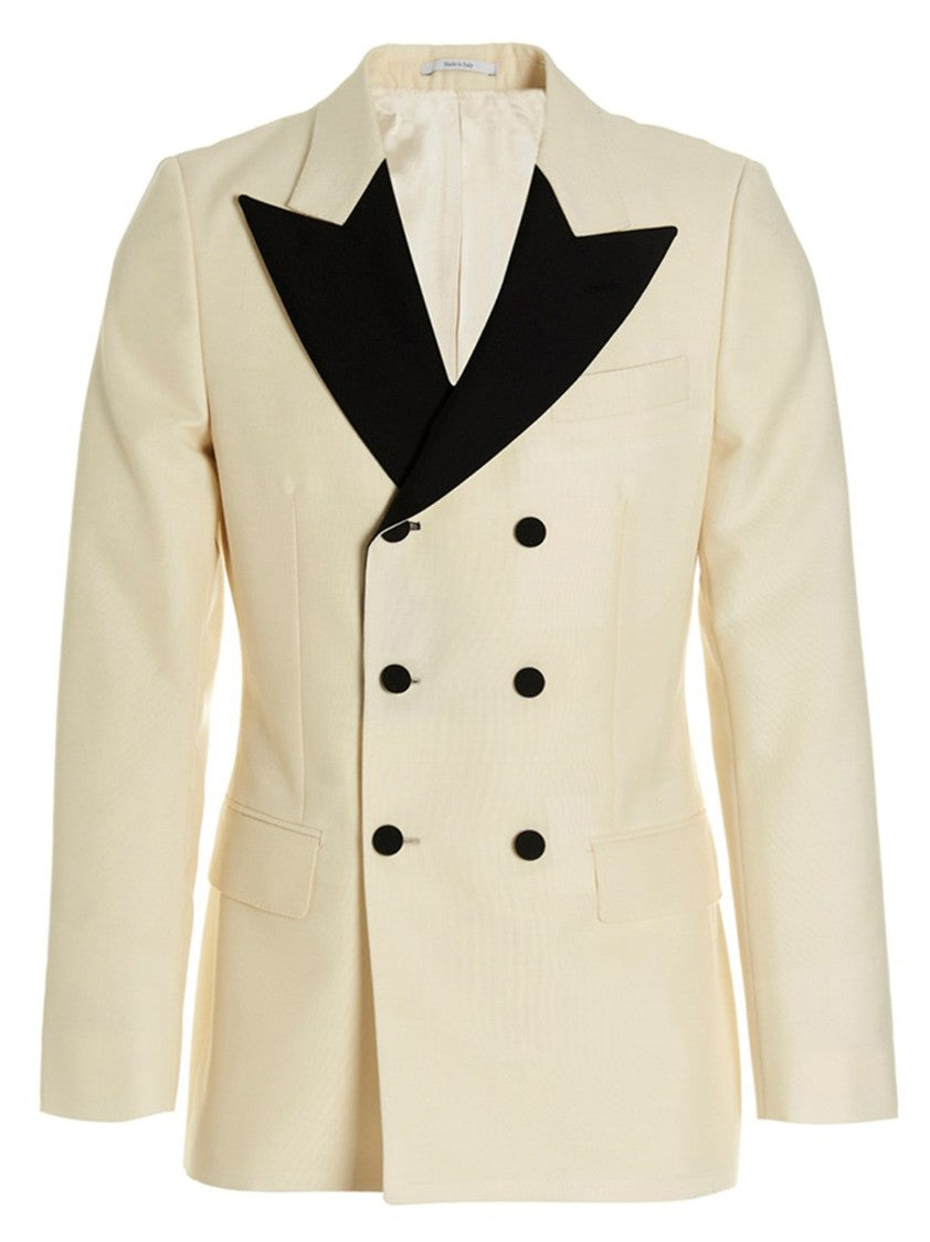 Gucci Mohair Wool Double Breast Blazer Jacket