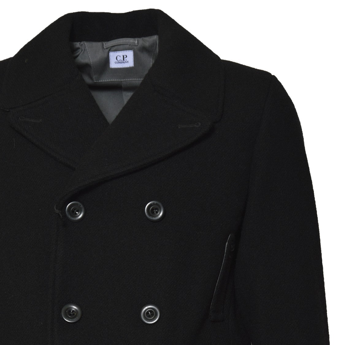 C.P. Company Double-Breasted Structured Jacket With Wide Lapels