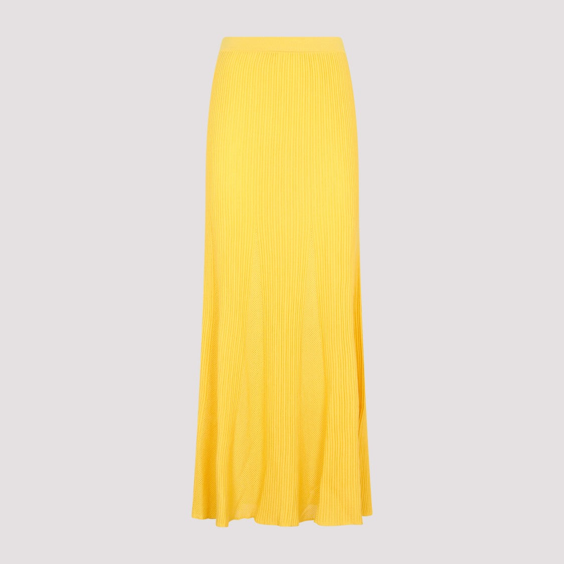 Gabriela Hearst Yellow Wool Eula Skirt