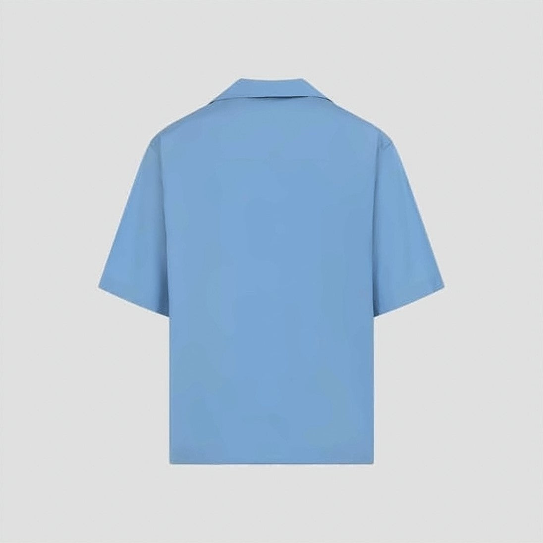 Marni Relaxed Fit Blue Short-Sleeve Shirt