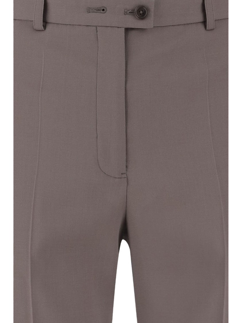 Jil Sander Straight-Leg Tailored Pants With Seam Details