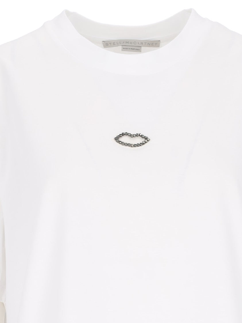 Stella Mccartney Strass T-Shirt – White