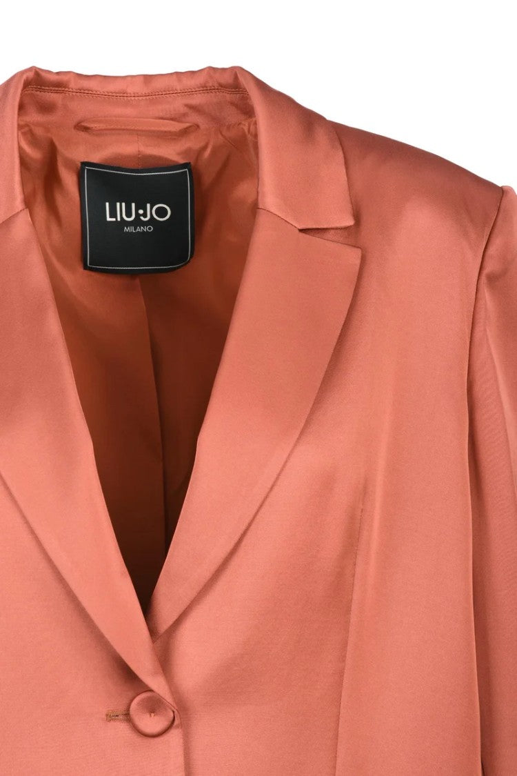 Liu Jo Satin Jacket - Rust
