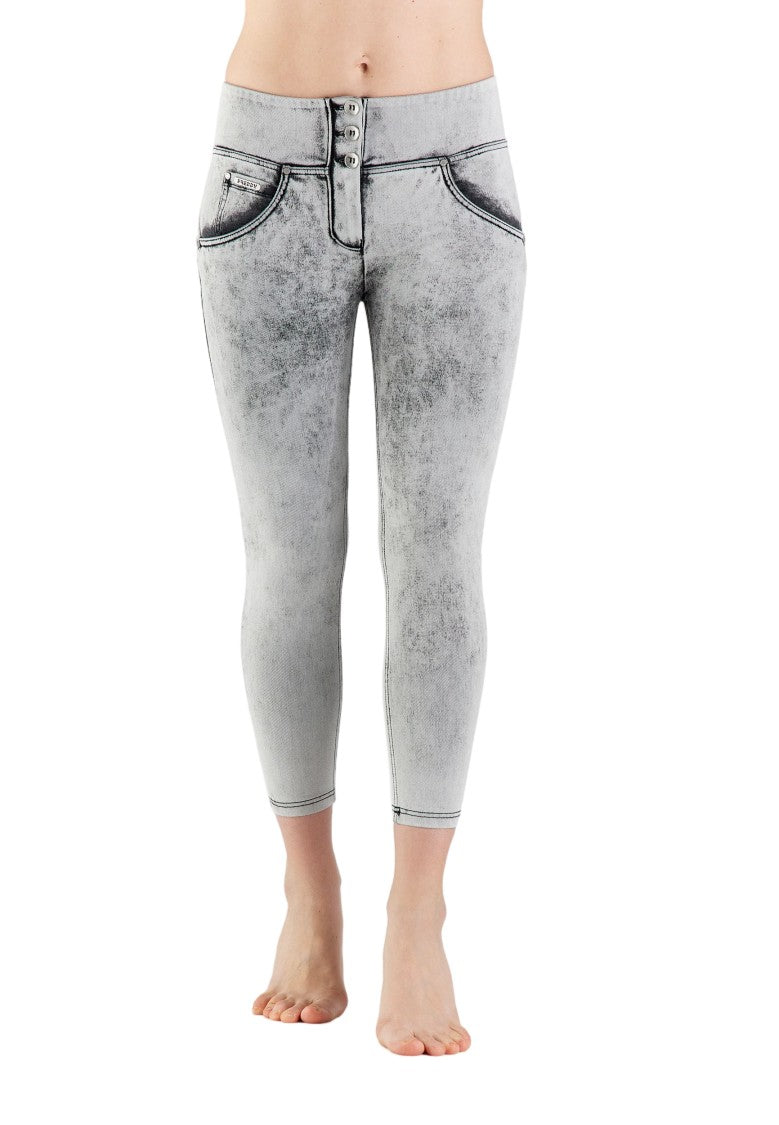 Freddy Grey Organic Cotton Modeling Push-Up Trousers