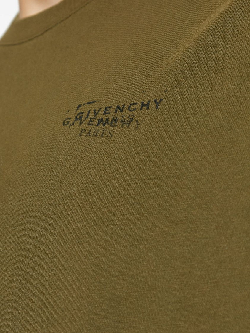 Givenchy Silk And Nylon Smooth Crew Neck T-Shirt