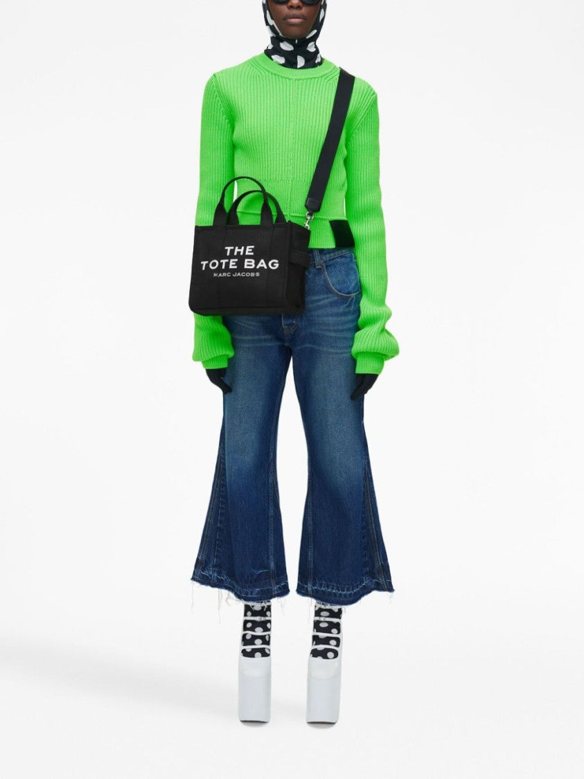 Marc Jacobs Compact Structured Tote Bag With Bold Lettering