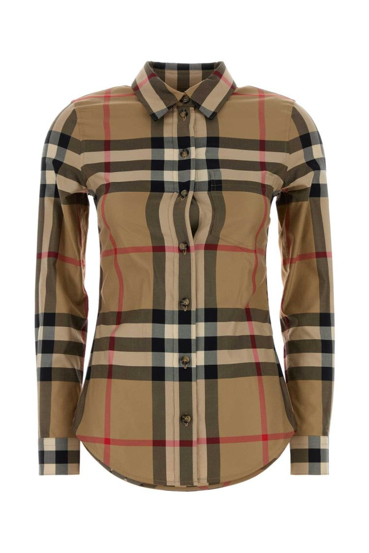 Burberry Embroidered Cotton Shirt
