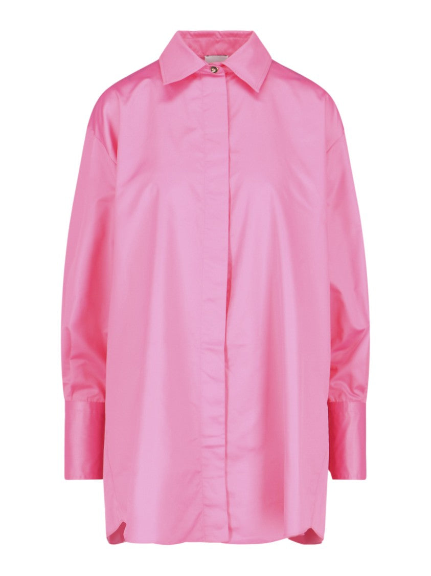 Patou Satin-Finish Pink Shirt