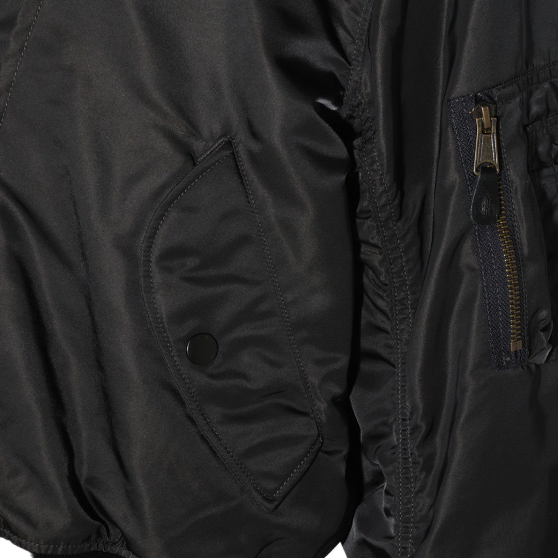 Maison Margiela Shiny Finish Functional Detail Bomber Jacket