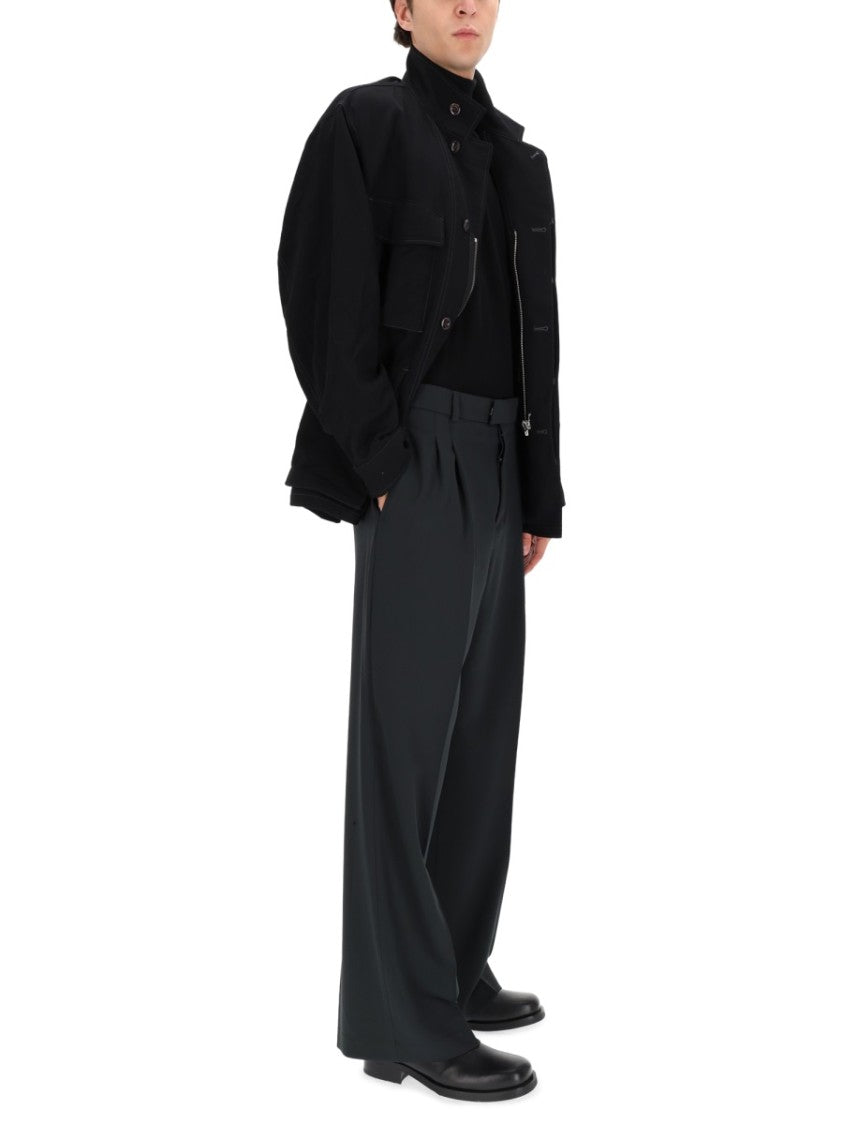 Lemaire Black Boxy Cotton Jacket
