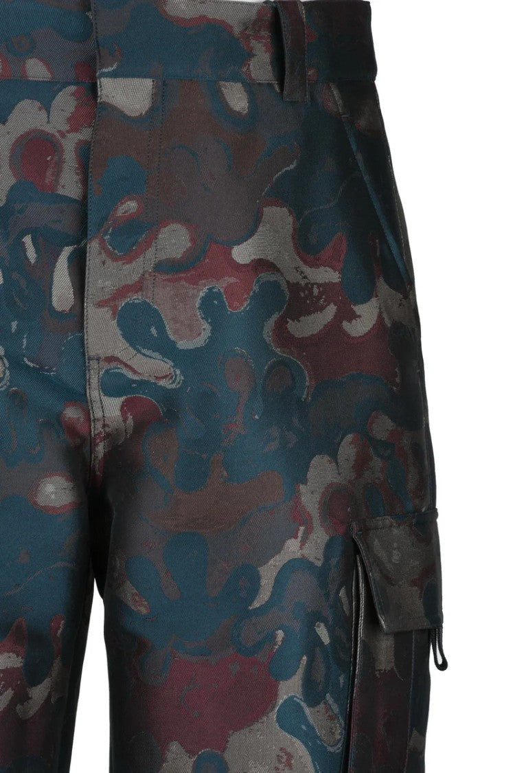 Dior Polyamide Pvc Cargo Pants - Blue