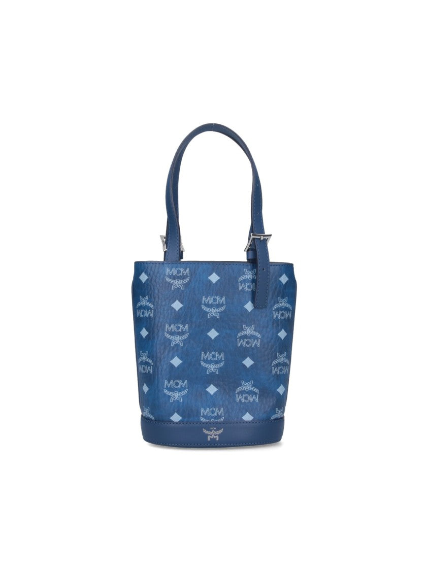 Mcm Bucket Bag "Aren" – Blue