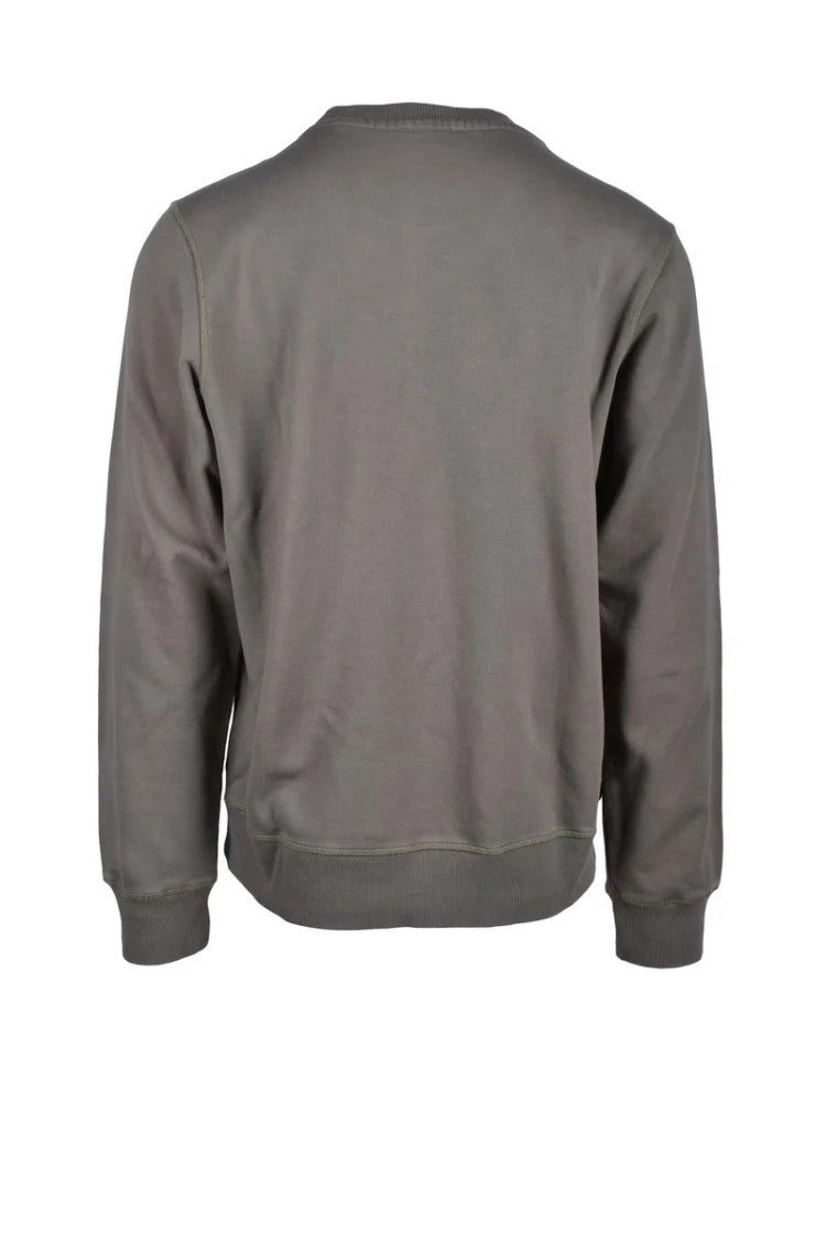 Diesel Green Logo Cotton Sweatshirt
