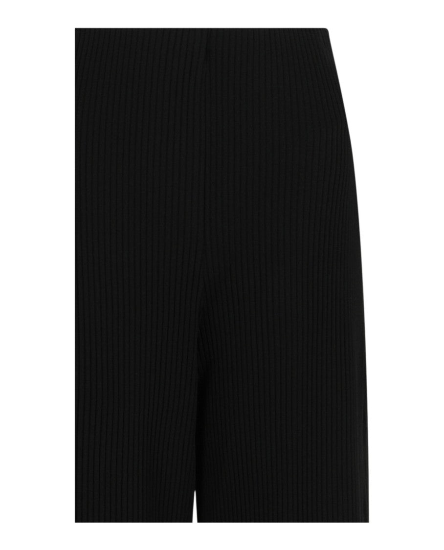 Balenciaga Ribbed-Knit Jersey Palazzo Pants