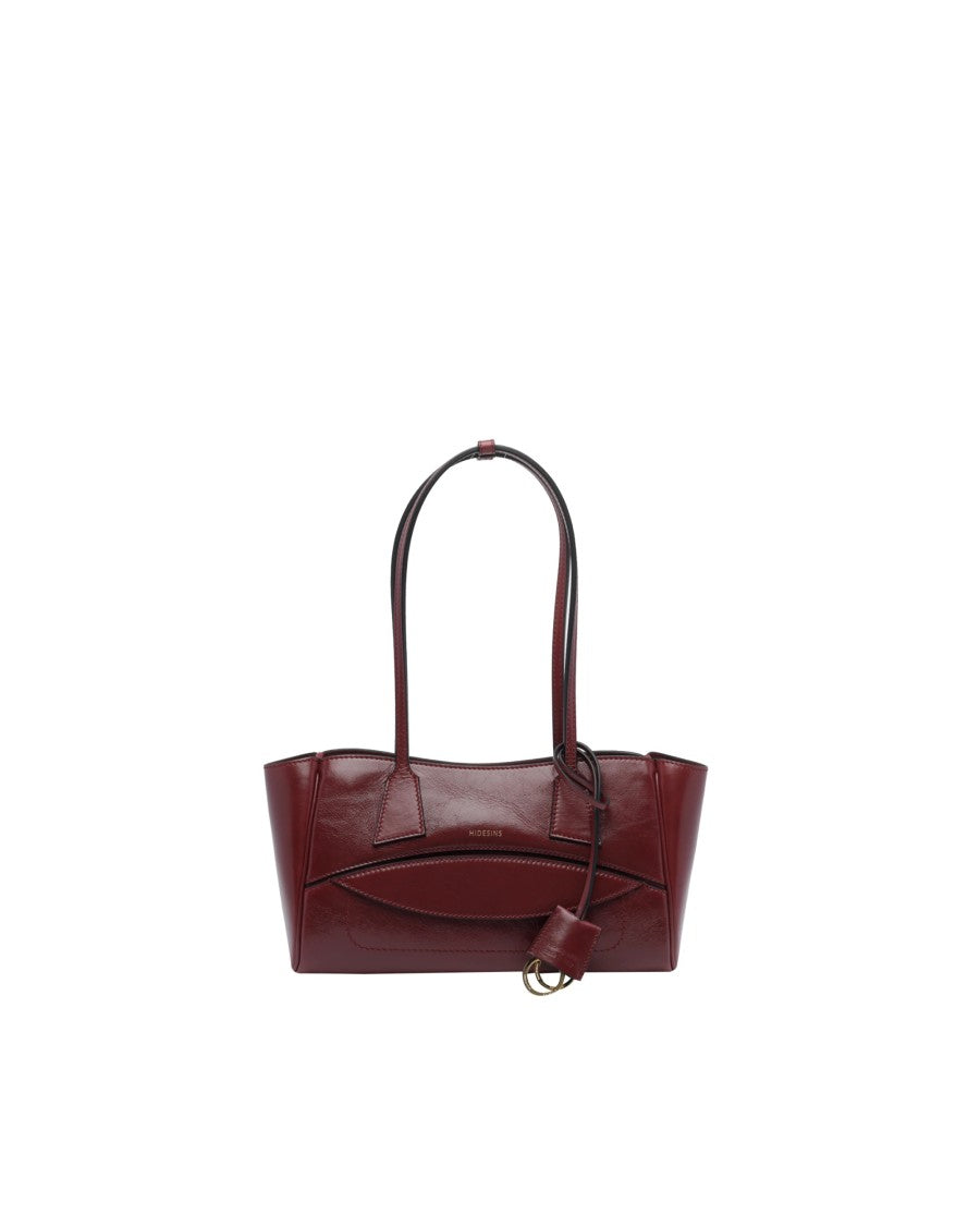 Hidesins Shopper S Rectangular Gold Accents Calf Leather Tote Bag
