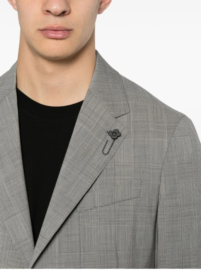 Lardini Light Gray Wool Suit