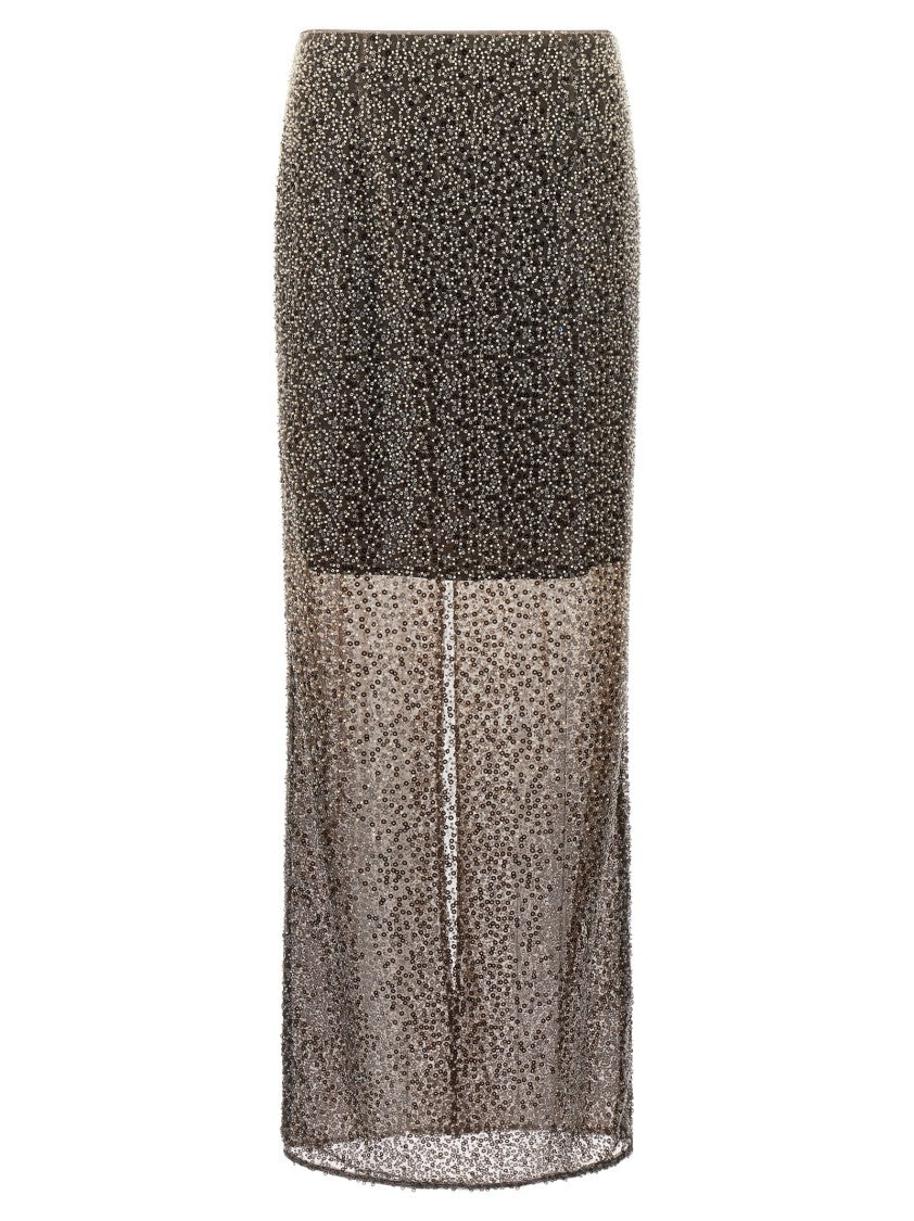 Rotate Birger Christensen 'Beaded Maxi' Skirt