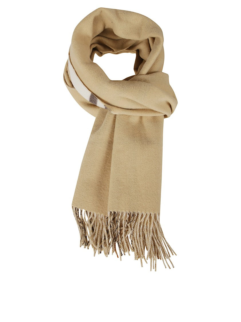 Burberry Reversible Cashmere Scarf With Classic Check
