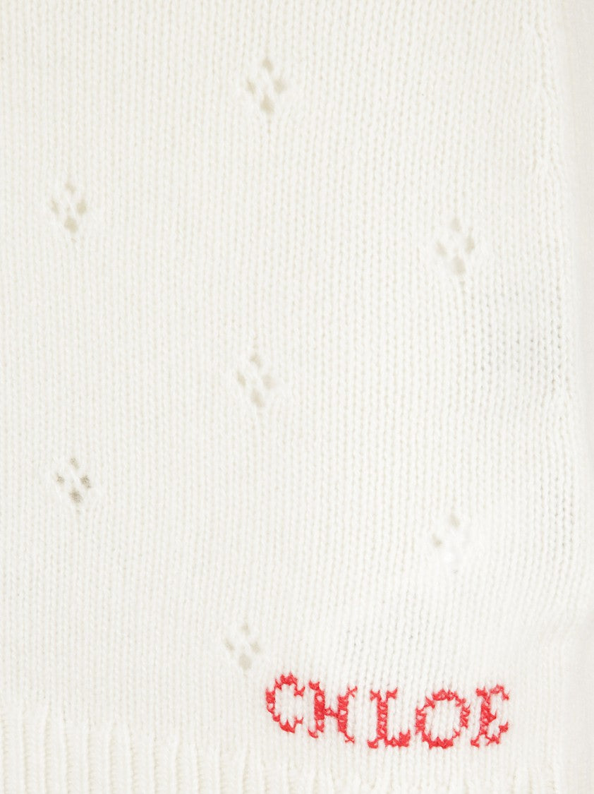 Chloé Mini Skirt In Thick Wool