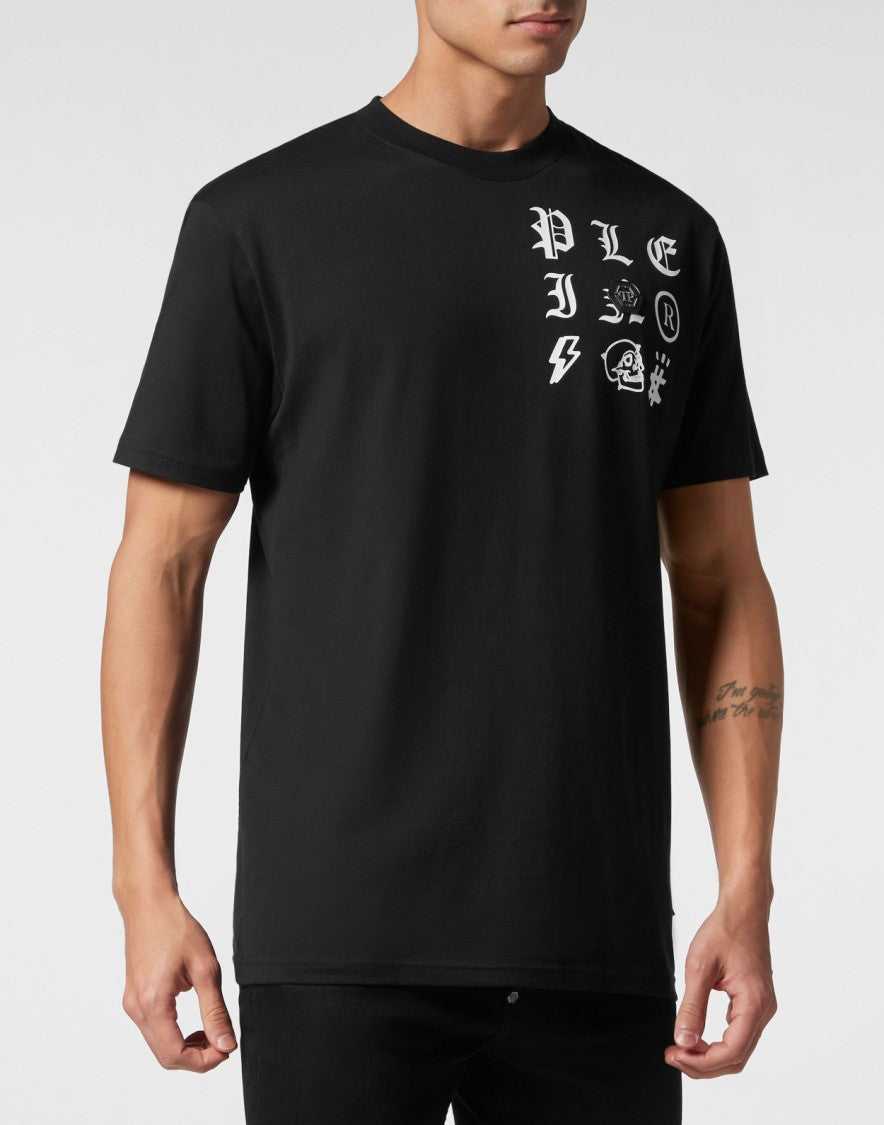 Plein Sport Black Short-Sleeve T-Shirt