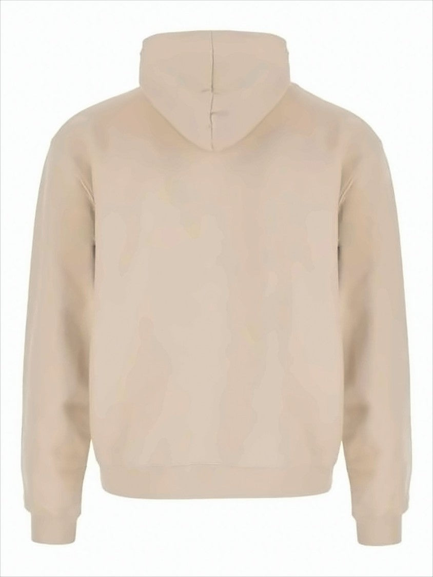 Jacquemus Relaxed Fit Cotton Hoodie With Subtle Patch Detail