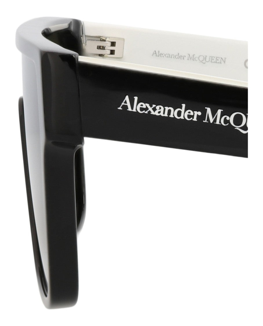 Alexander Mcqueen Aviator-Frame Acetate Sunglasses