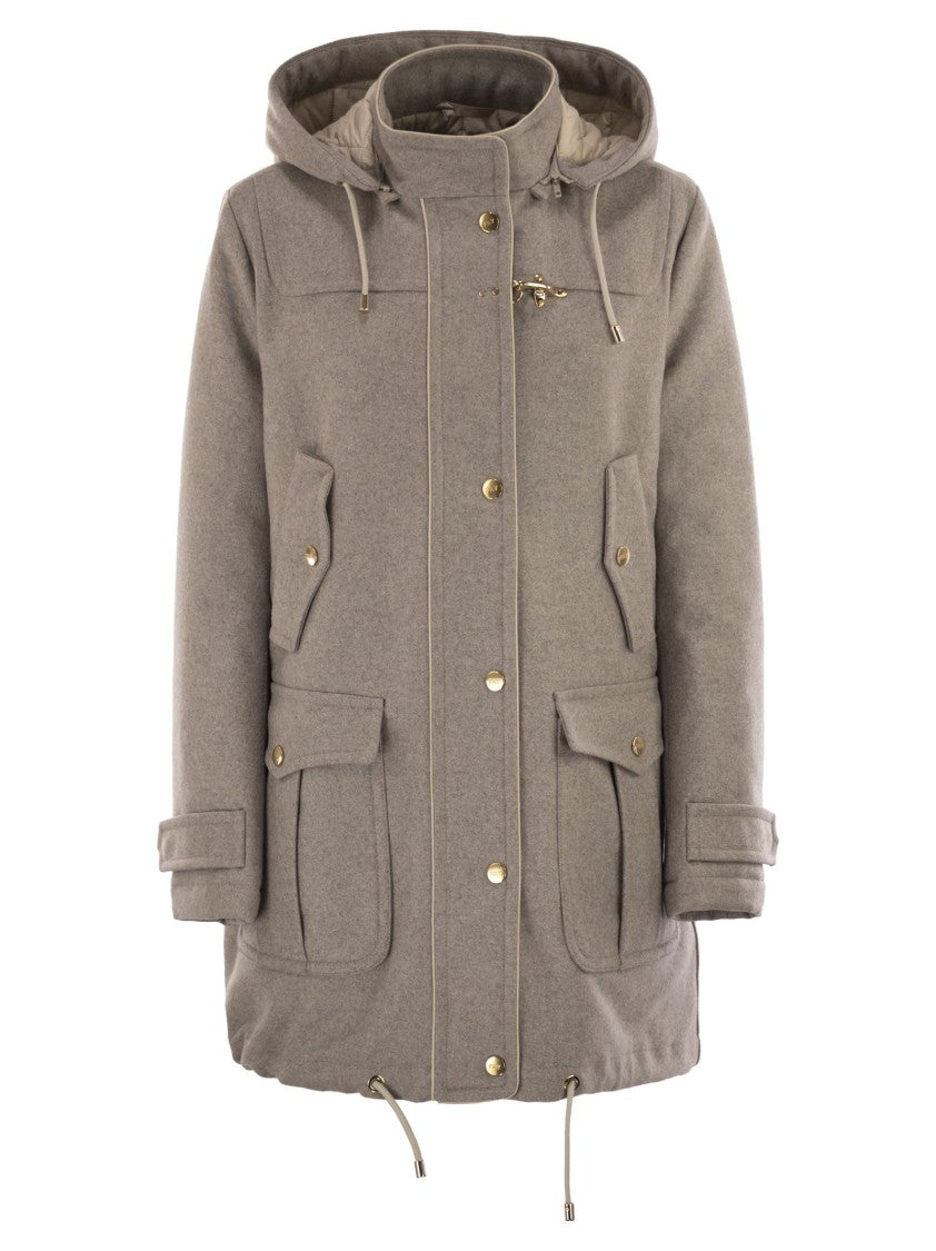 Fay Wool And Cashmere Parka