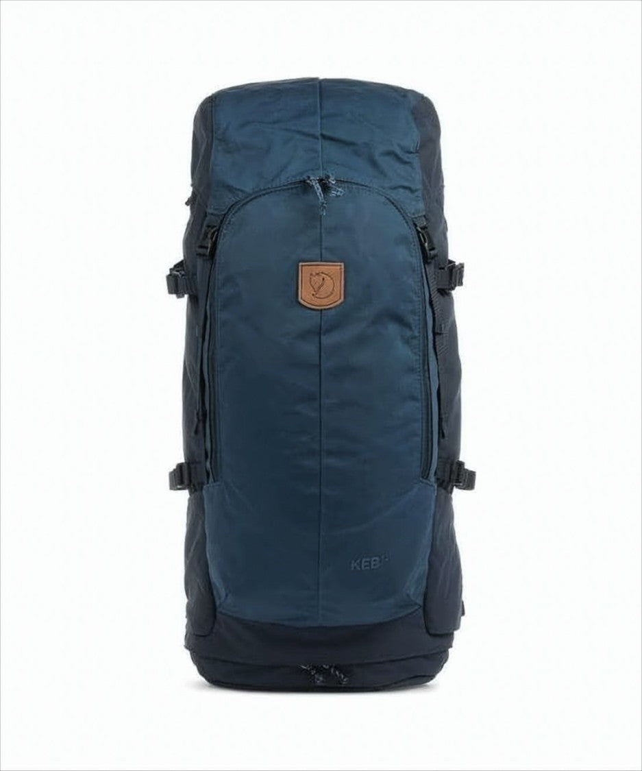 Fjallraven Kanken Structured Blue Backpack With Multiple Compartments