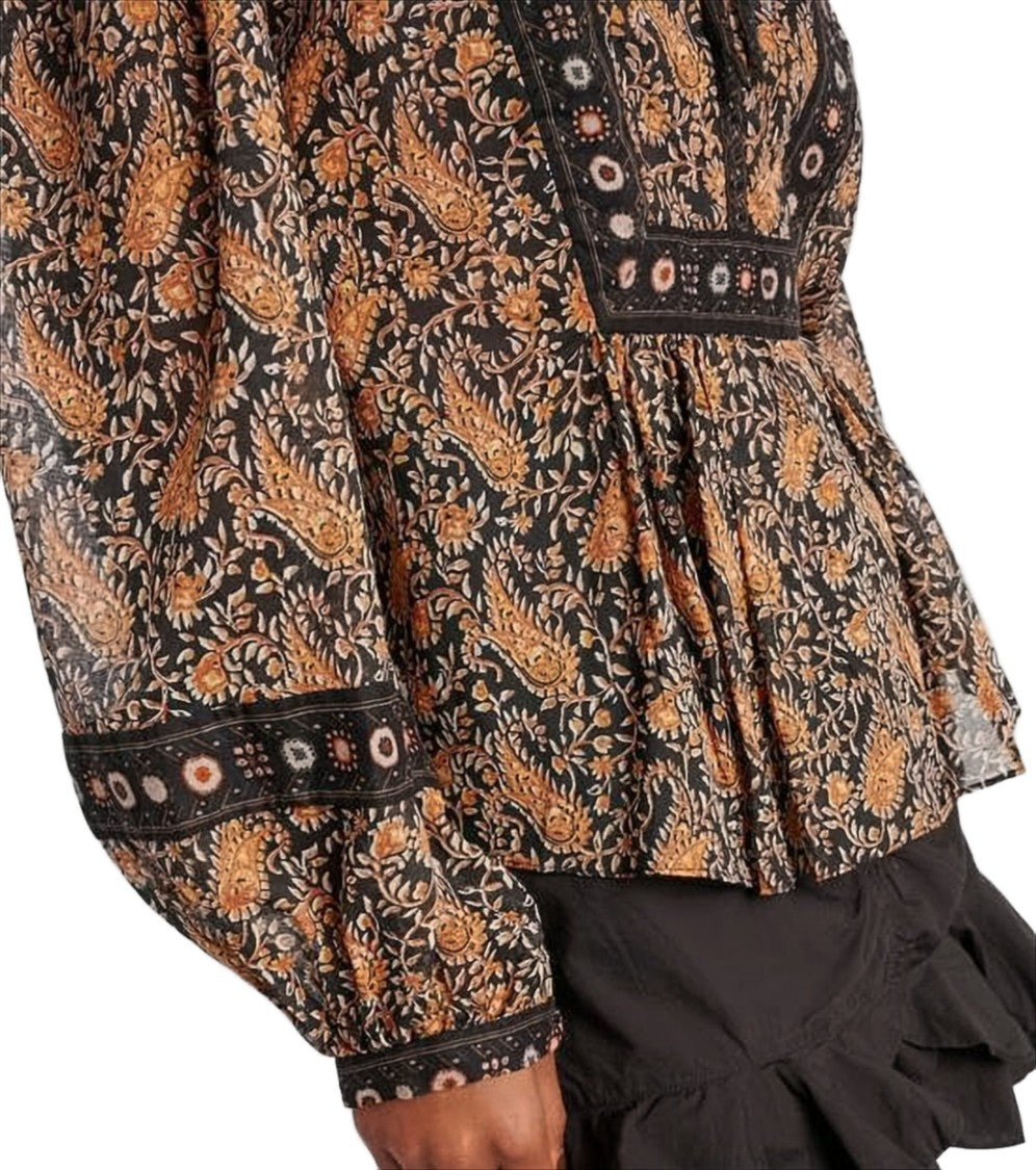 Isabel Marant Floral Paisley Pattern Blouse