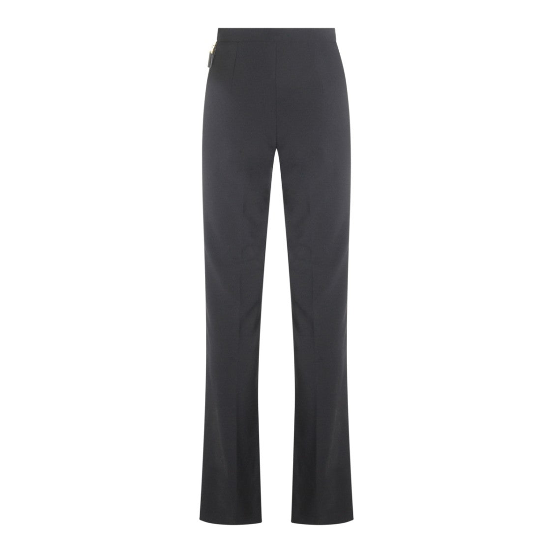 Elisabetta Franchi High-Waisted Tailored Trousers With Lateral Zip Fastening